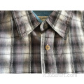 Camicia uomo in Tessuto 100% Cotone Tinto in filo